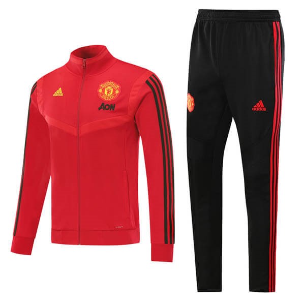 Trainingsanzug Manchester United 2020-21 Rote Schwarz